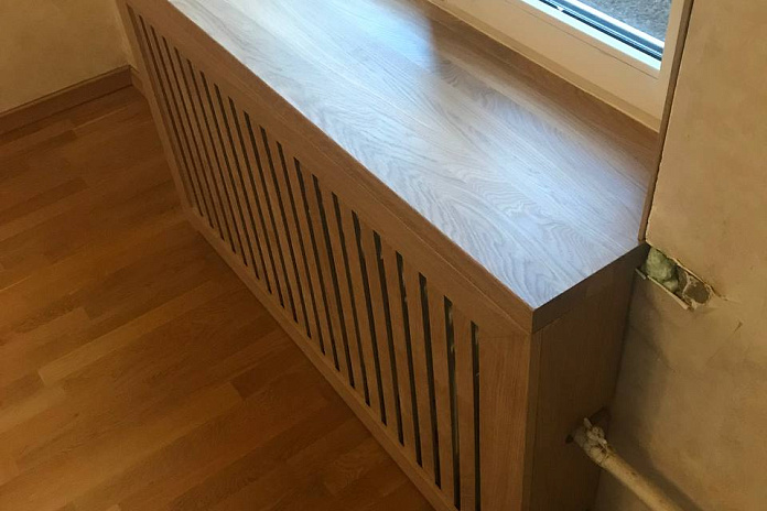 Комплексное оформление окна и радиатора (9). Работы компании РСК Интерьер.